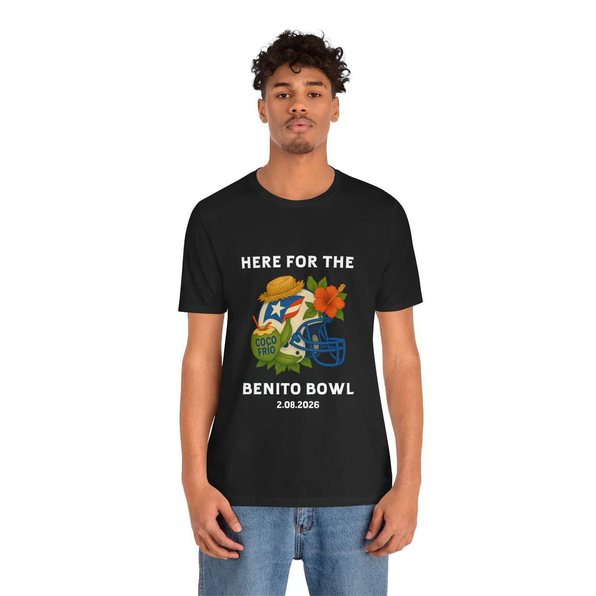 Bad Bunny Benito Bowl Short Sleeve | Bad Bunny Merch | Bad Bunny NFL Super Bowl Merch Bad Bunny Merch