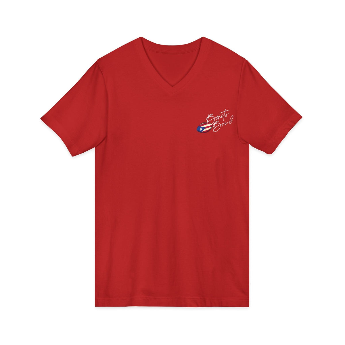 Bad Bunny Team Benito V-Neck Jersey Style Short Sleeve | Bad Bunny Merch | Bad Bunny NFL Super Bowl Merch Bad Bunny Merch