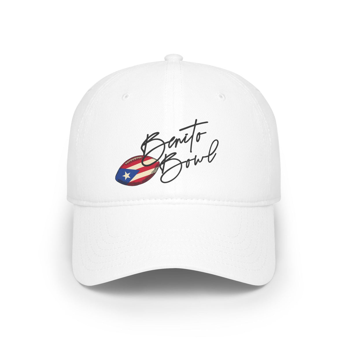 Bad Bunny Benito Bowl Logo Classic Baseball Cap | Bad Bunny Merch | Bad Bunny NFL Super Bowl Merch Bad Bunny Merch