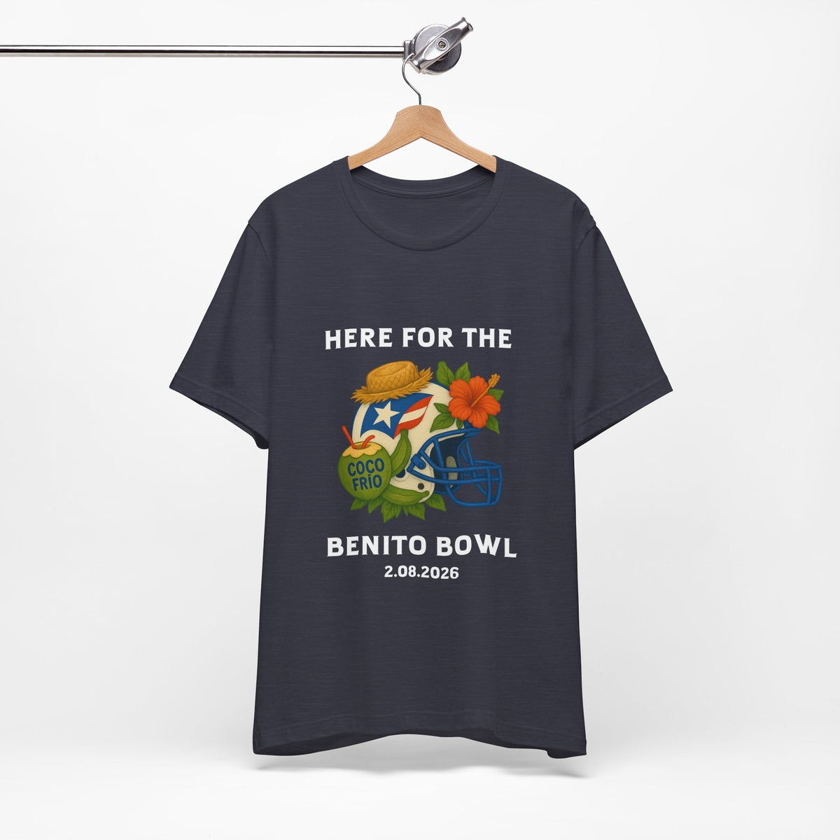Bad Bunny Benito Bowl Short Sleeve | Bad Bunny Merch | Bad Bunny NFL Super Bowl Merch Bad Bunny Merch