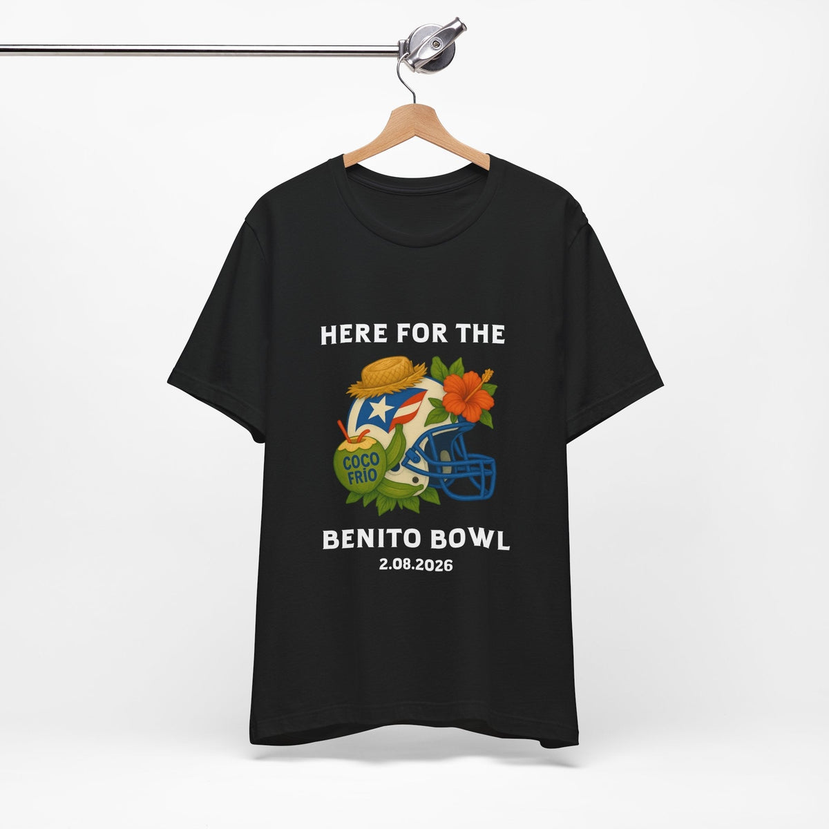 Bad Bunny Benito Bowl Short Sleeve | Bad Bunny Merch | Bad Bunny NFL Super Bowl Merch Bad Bunny Merch