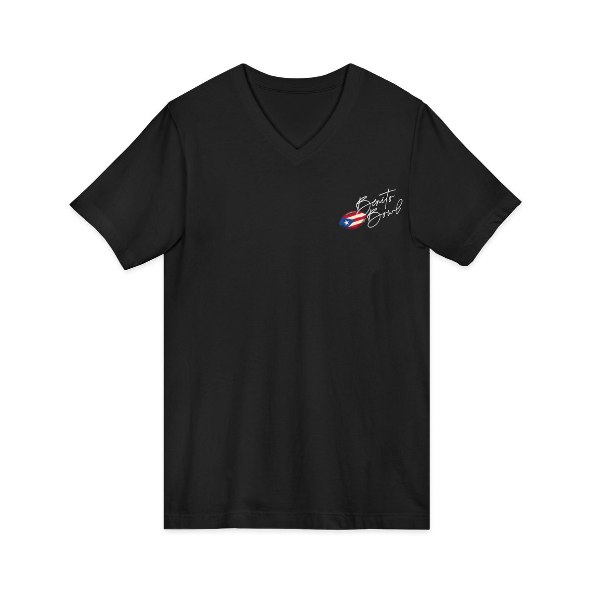 Bad Bunny Team Benito V-Neck Jersey Style Short Sleeve | Bad Bunny Merch | Bad Bunny NFL Super Bowl Merch Bad Bunny Merch