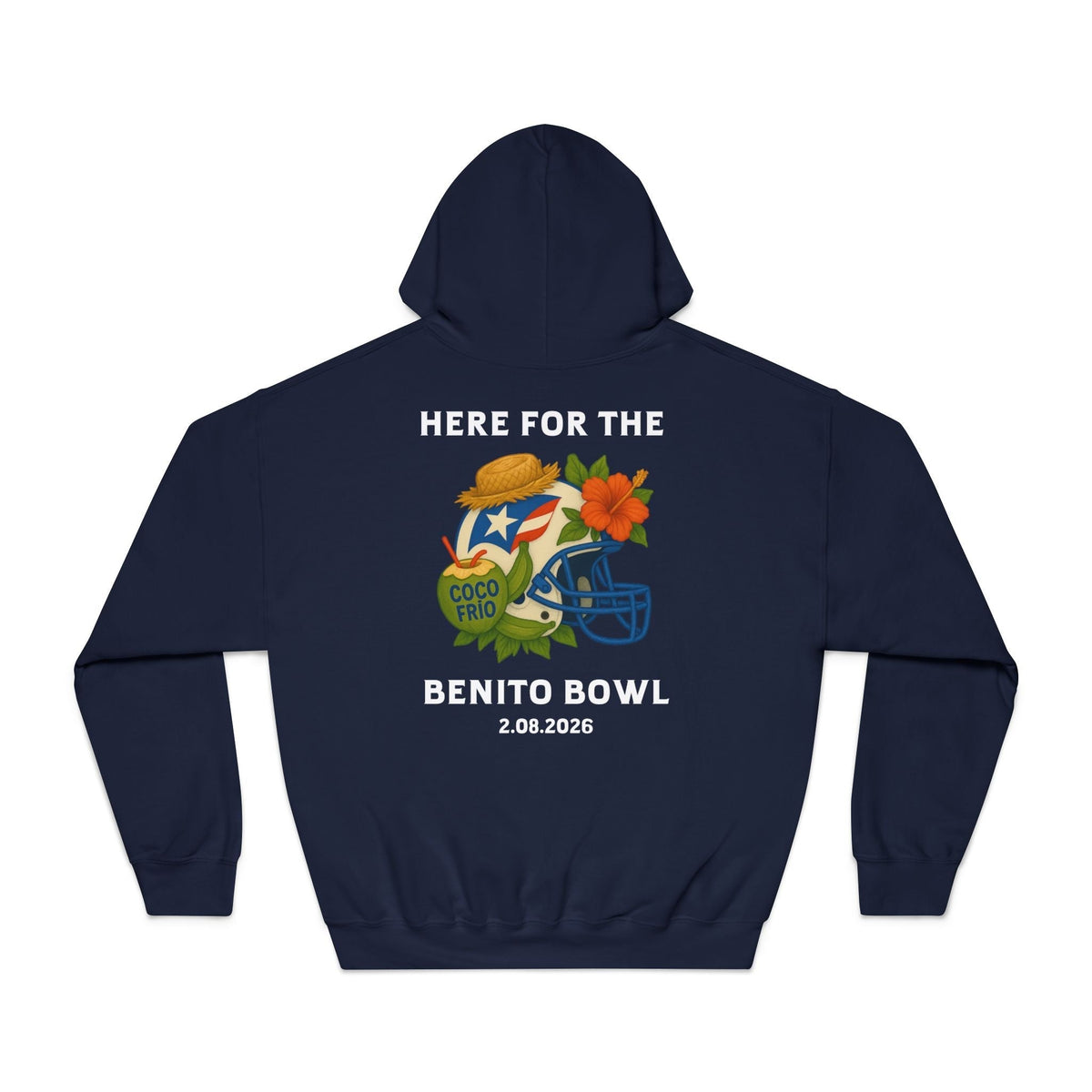 Bad Bunny  Benito Bowl Hoodie | Bad Bunny Merch | Bad Bunny NFL Super Bowl Merch Bad Bunny Merch
