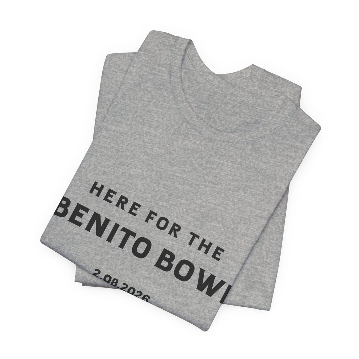 Bad Bunny Benito Bowl Short Sleeve Tee Shirt | Bad Bunny Merch | Bad Bunny NFL Super Bowl Merch Bad Bunny Merch