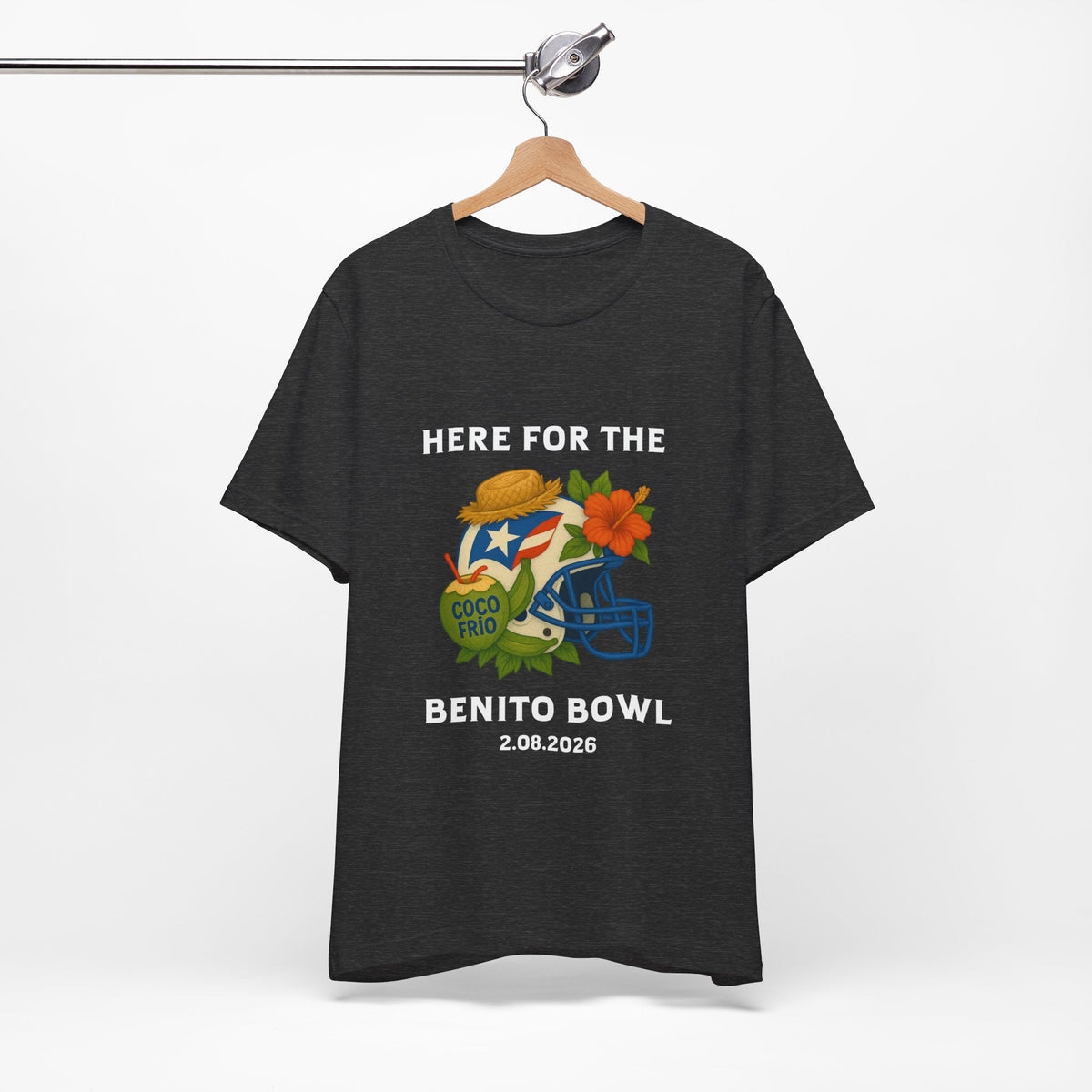 Bad Bunny Benito Bowl Short Sleeve | Bad Bunny Merch | Bad Bunny NFL Super Bowl Merch Bad Bunny Merch