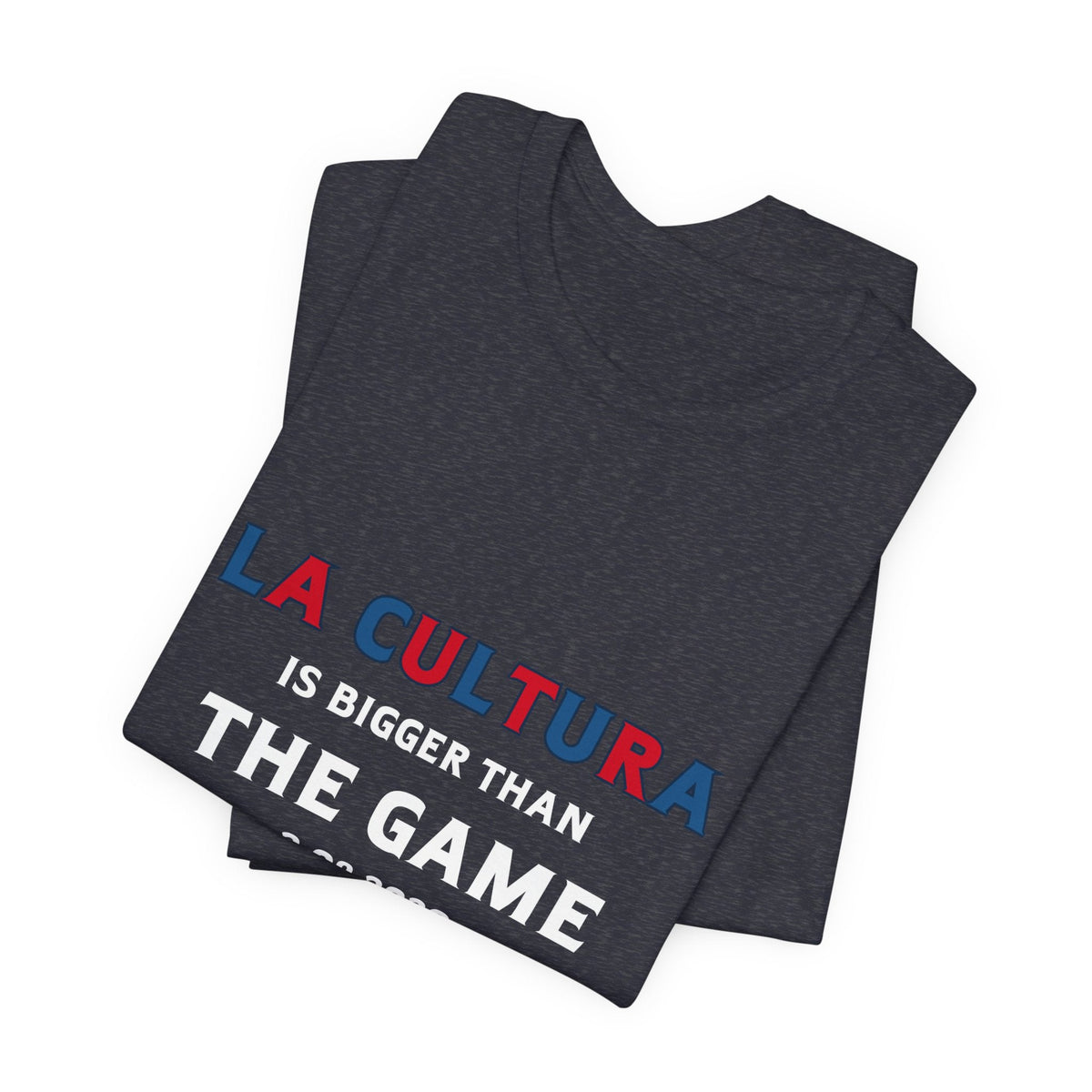 Bad Bunny La Cultura is Bigger (Colorful) Benito Bowl Short Sleeve Tee Shirt | Bad Bunny Merch | Bad Bunny NFL Super Bowl Merch Bad Bunny Merch