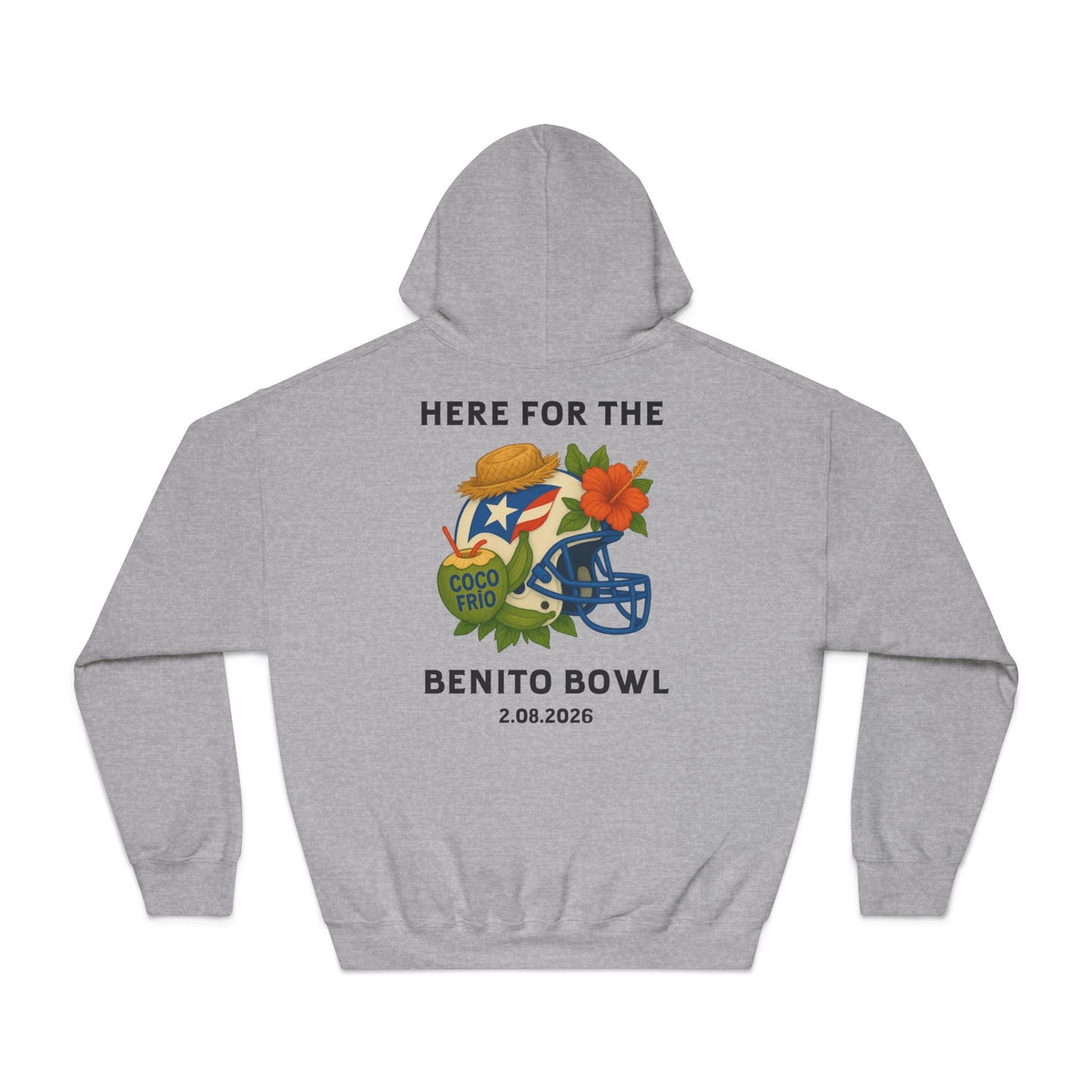 Bad Bunny  Benito Bowl Hoodie | Bad Bunny Merch | Bad Bunny NFL Super Bowl Merch Bad Bunny Merch