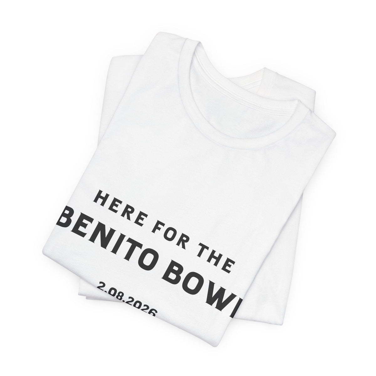 Bad Bunny Benito Bowl Short Sleeve Tee Shirt | Bad Bunny Merch | Bad Bunny NFL Super Bowl Merch Bad Bunny Merch