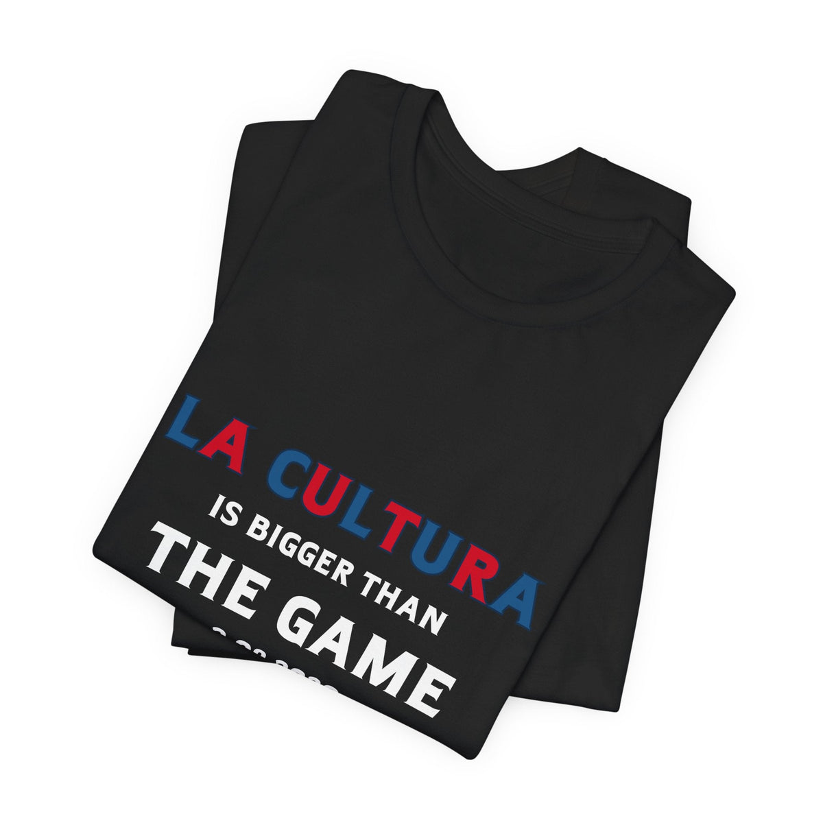 Bad Bunny La Cultura is Bigger (Colorful) Benito Bowl Short Sleeve Tee Shirt | Bad Bunny Merch | Bad Bunny NFL Super Bowl Merch Bad Bunny Merch