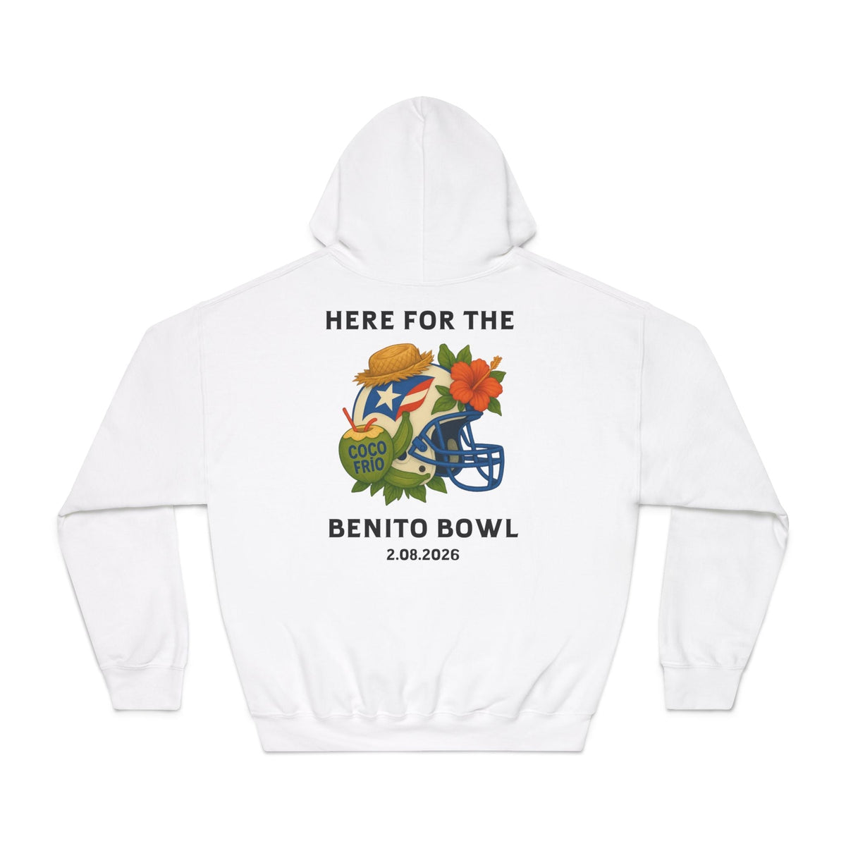 Bad Bunny  Benito Bowl Hoodie | Bad Bunny Merch | Bad Bunny NFL Super Bowl Merch Bad Bunny Merch
