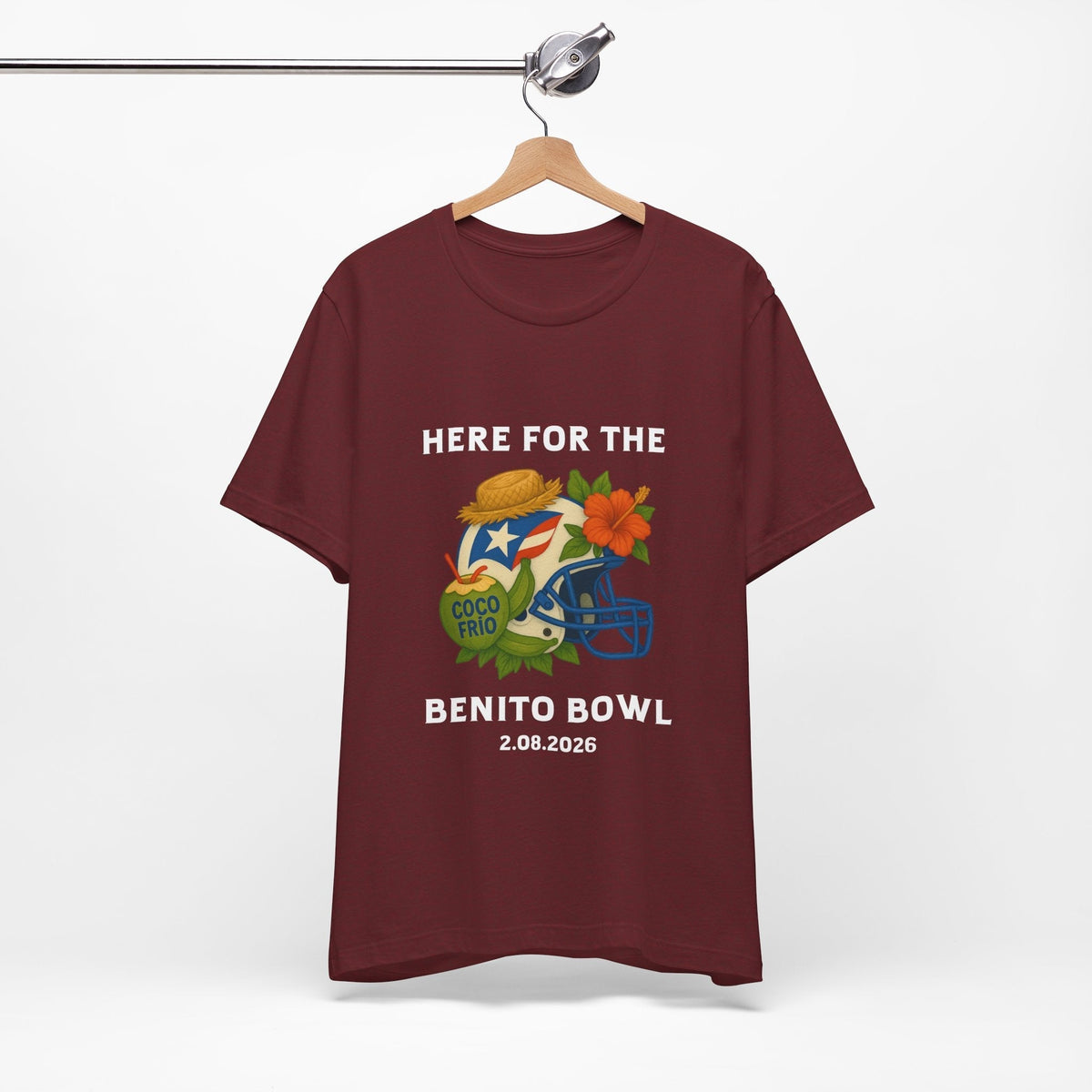 Bad Bunny Benito Bowl Short Sleeve | Bad Bunny Merch | Bad Bunny NFL Super Bowl Merch Bad Bunny Merch