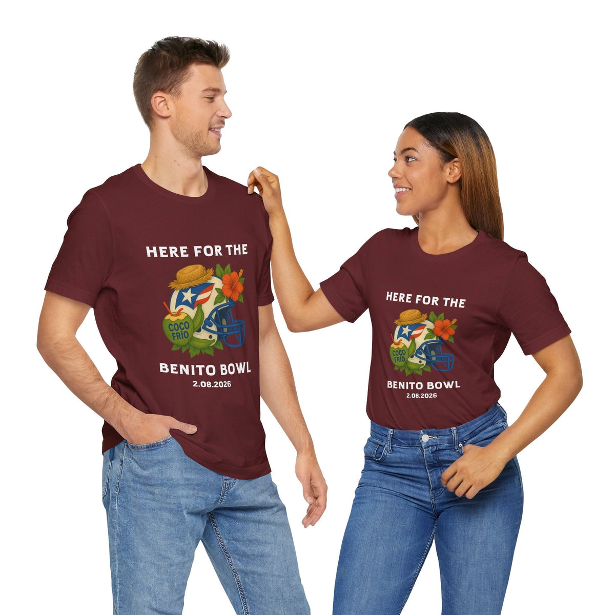 Bad Bunny Benito Bowl Short Sleeve | Bad Bunny Merch | Bad Bunny NFL Super Bowl Merch Bad Bunny Merch