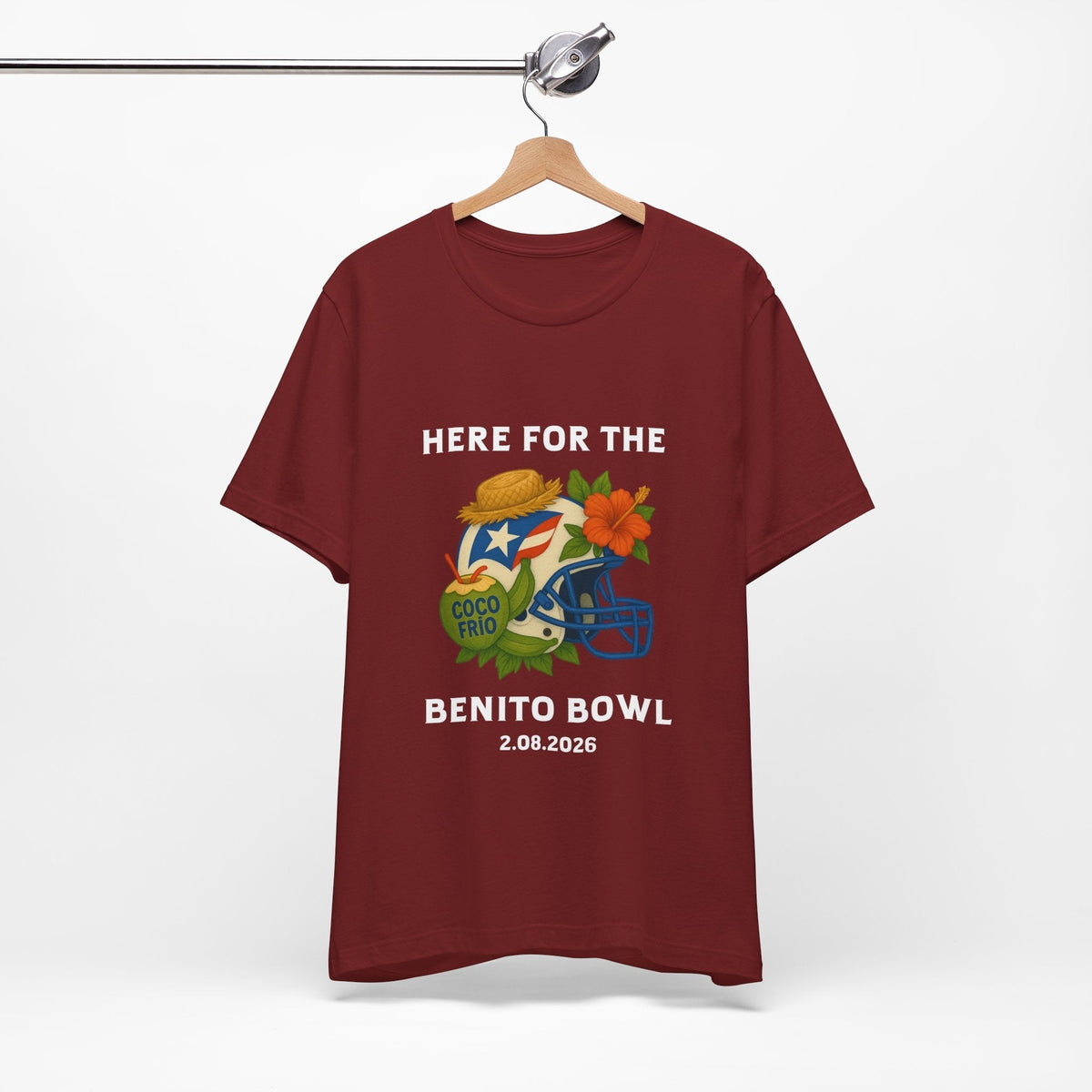 Bad Bunny Benito Bowl Short Sleeve | Bad Bunny Merch | Bad Bunny NFL Super Bowl Merch Bad Bunny Merch