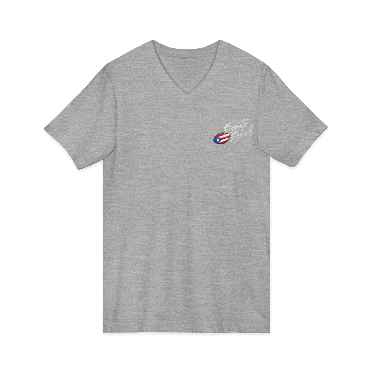 Bad Bunny Team Benito V-Neck Jersey Style Short Sleeve | Bad Bunny Merch | Bad Bunny NFL Super Bowl Merch Bad Bunny Merch
