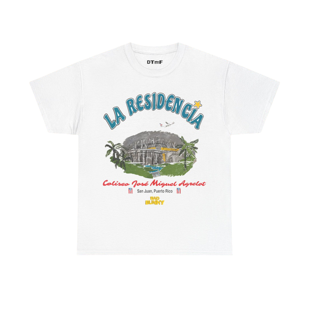Bad Bunny La Residencia Tee | Bad Bunny Merch | Bad Bunny NFL Super Bowl Merch Bad Bunny Merch