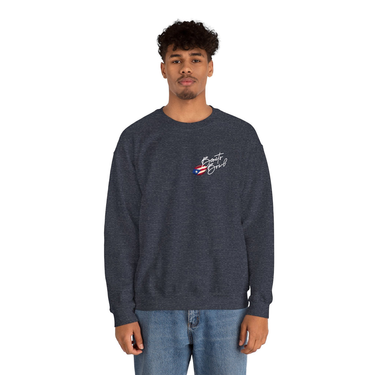 Bad Bunny Benito Bowl Crewneck Sweatshirt | Bad Bunny Merch | Bad Bunny NFL Super Bowl Merch Bad Bunny Merch