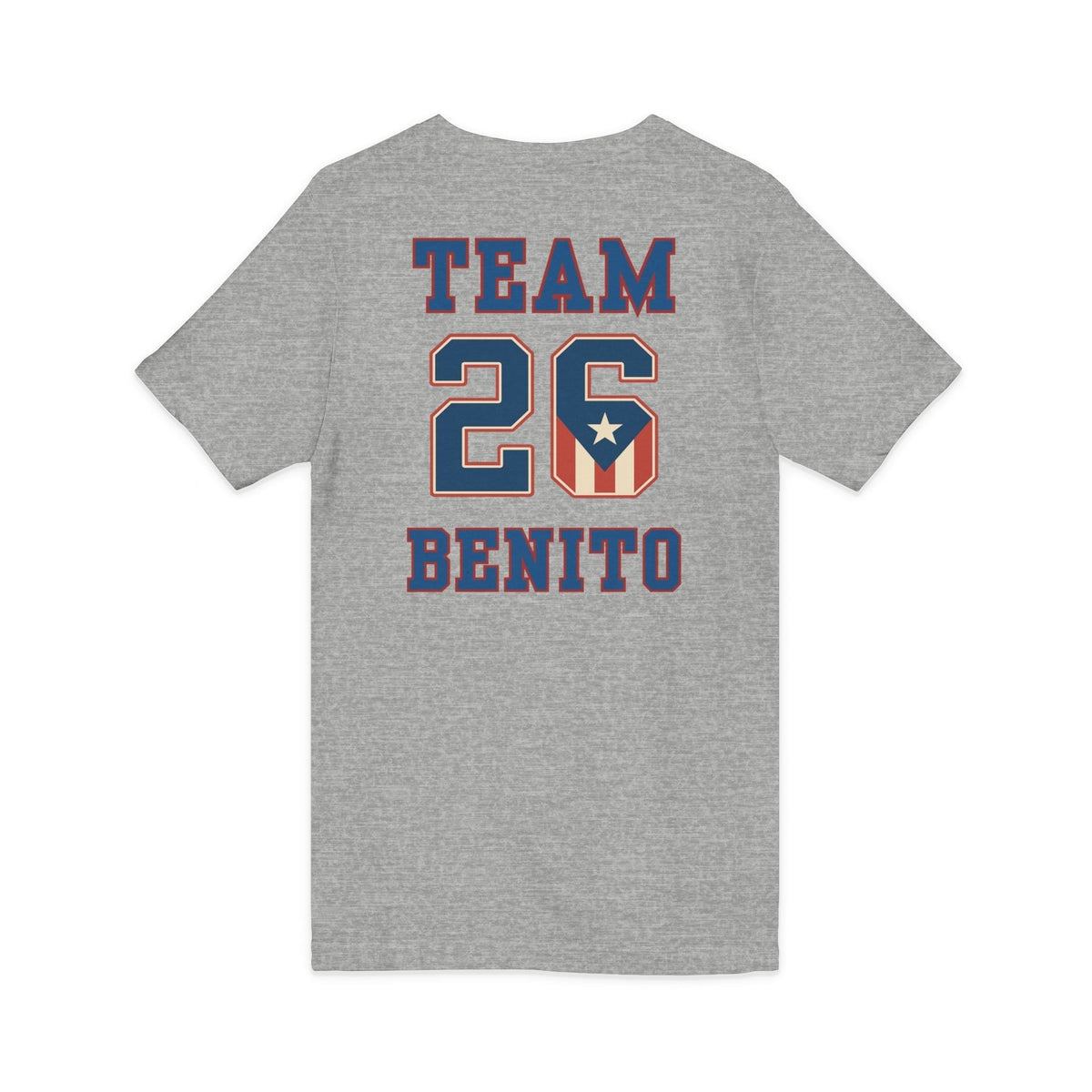 Bad Bunny Team Benito V-Neck Jersey Style Short Sleeve | Bad Bunny Merch | Bad Bunny NFL Super Bowl Merch Bad Bunny Merch