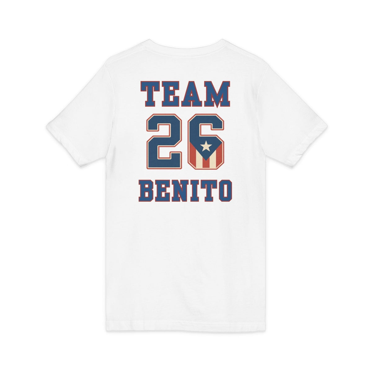 Bad Bunny Team Benito V-Neck Jersey Style Short Sleeve | Bad Bunny Merch | Bad Bunny NFL Super Bowl Merch Bad Bunny Merch