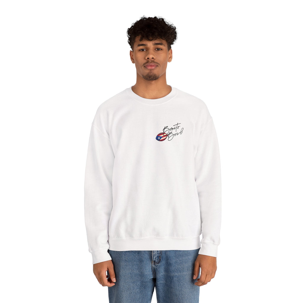 Bad Bunny Benito Bowl Crewneck Sweatshirt | Bad Bunny Merch | Bad Bunny NFL Super Bowl Merch Bad Bunny Merch