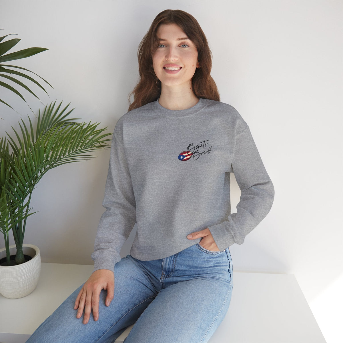 Bad Bunny Benito Bowl Crewneck Sweatshirt | Bad Bunny Merch | Bad Bunny NFL Super Bowl Merch Bad Bunny Merch