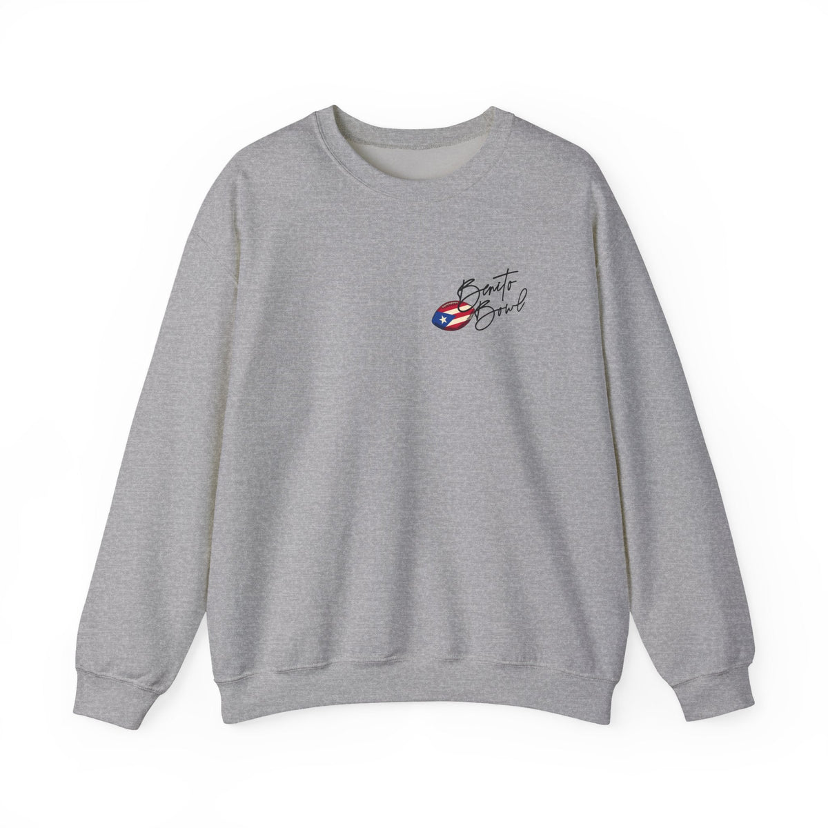 Bad Bunny Benito Bowl Crewneck Sweatshirt | Bad Bunny Merch | Bad Bunny NFL Super Bowl Merch Bad Bunny Merch