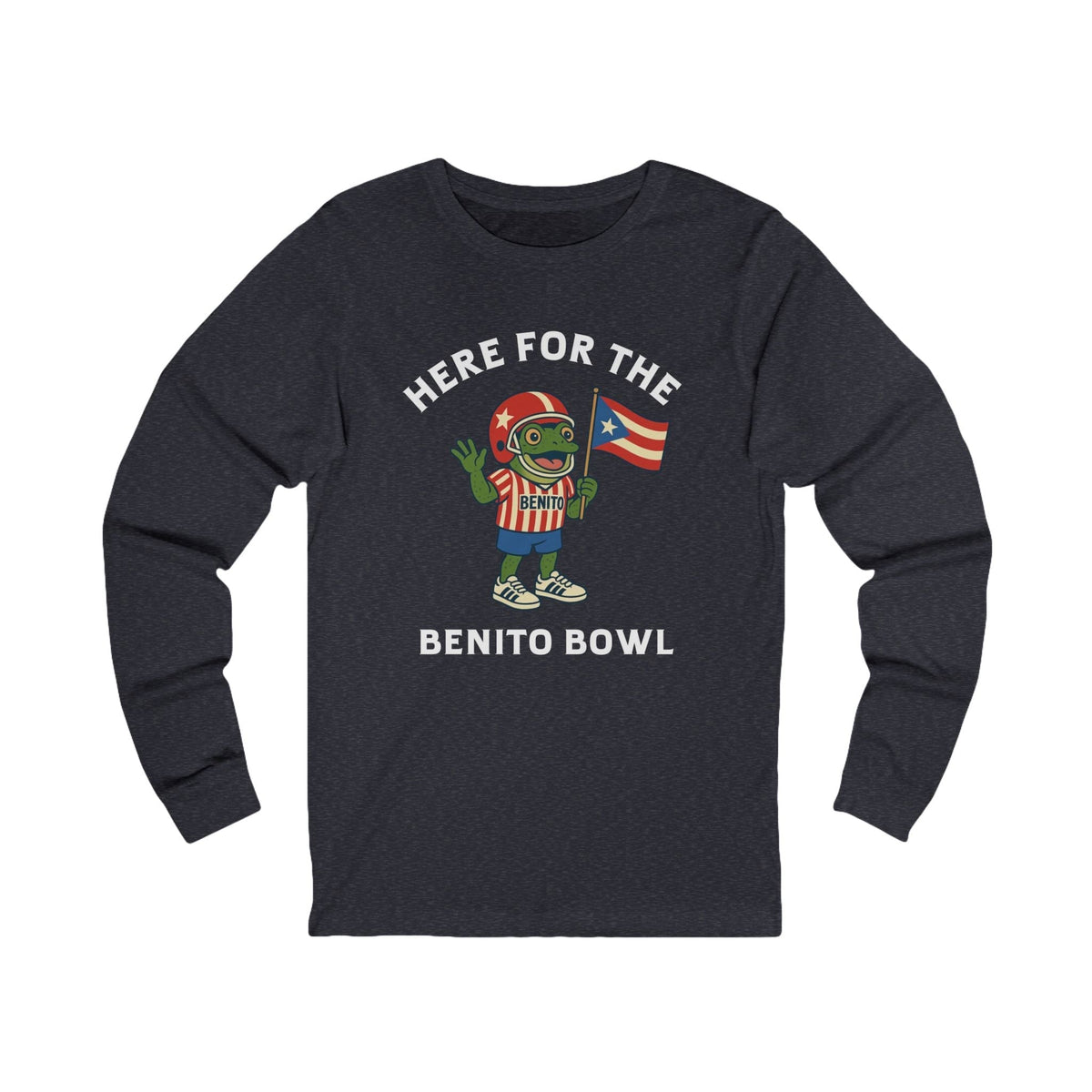 Bad Bunny Sapo Concho Coqui Long Sleeve | Bad Bunny Merch | Bad Bunny NFL Super Bowl Merch Bad Bunny Merch