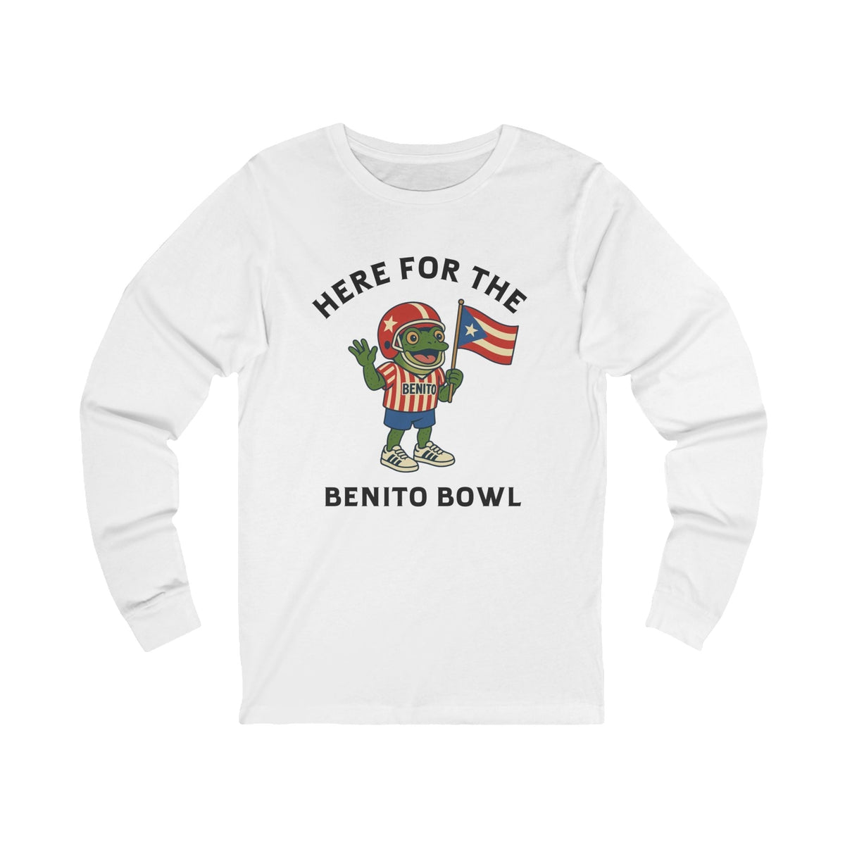 Bad Bunny Sapo Concho Coqui Long Sleeve | Bad Bunny Merch | Bad Bunny NFL Super Bowl Merch Bad Bunny Merch