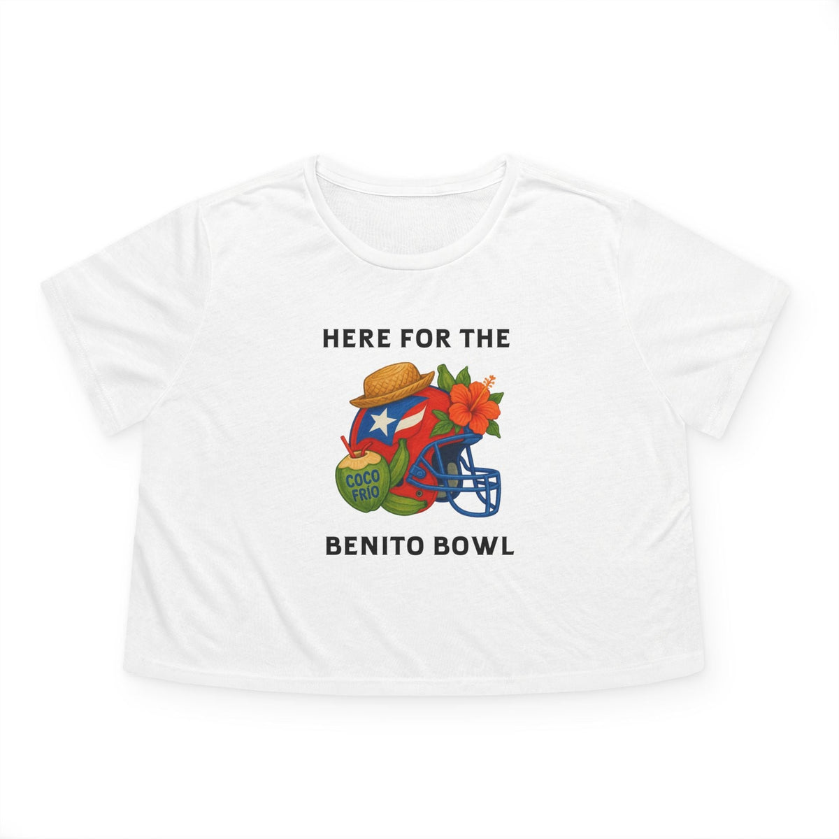 Bad Bunny  Benito Bowl Crop Top | Bad Bunny Merch | Bad Bunny NFL Super Bowl Merch Rich Latina Energy
