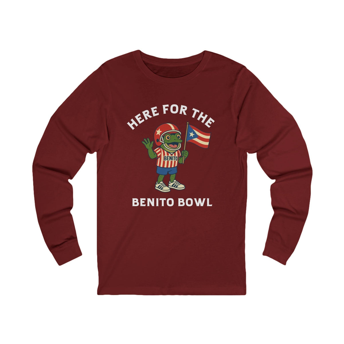 Bad Bunny Sapo Concho Coqui Long Sleeve | Bad Bunny Merch | Bad Bunny NFL Super Bowl Merch Bad Bunny Merch