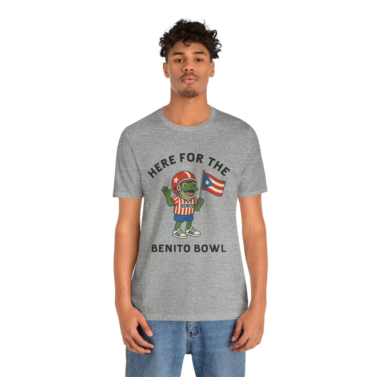 Bad Bunny Sapo Concho Coqui Short Sleeve Tee Shirt | Bad Bunny Merch | Bad Bunny NFL Super Bowl Merch Bad Bunny Merch
