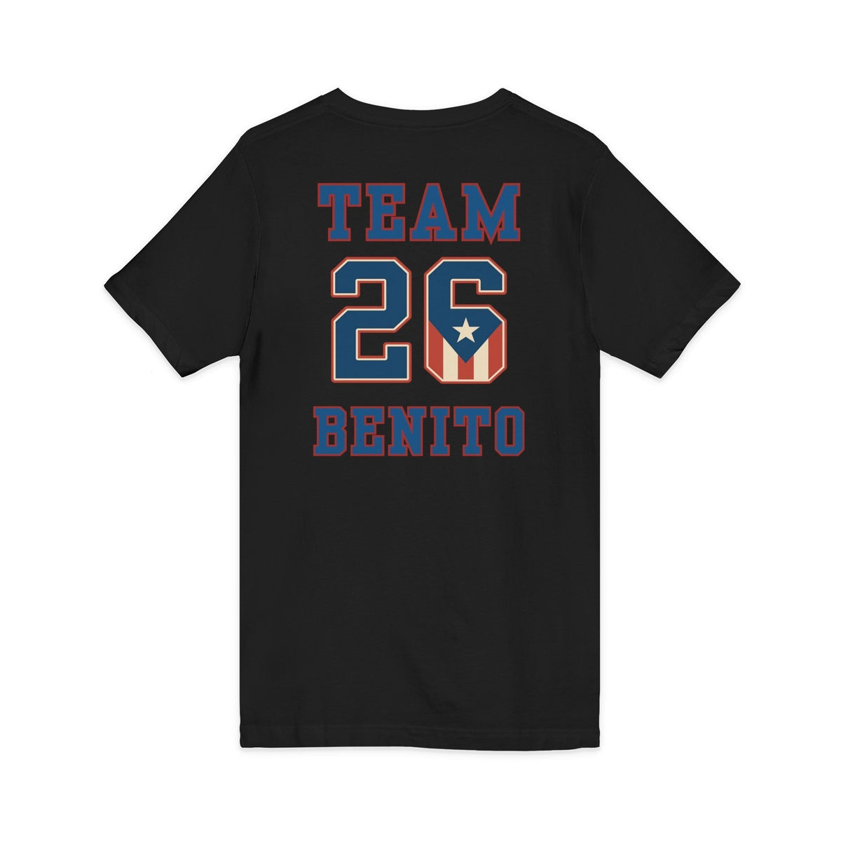 Bad Bunny Team Benito V-Neck Jersey Style Short Sleeve | Bad Bunny Merch | Bad Bunny NFL Super Bowl Merch Bad Bunny Merch