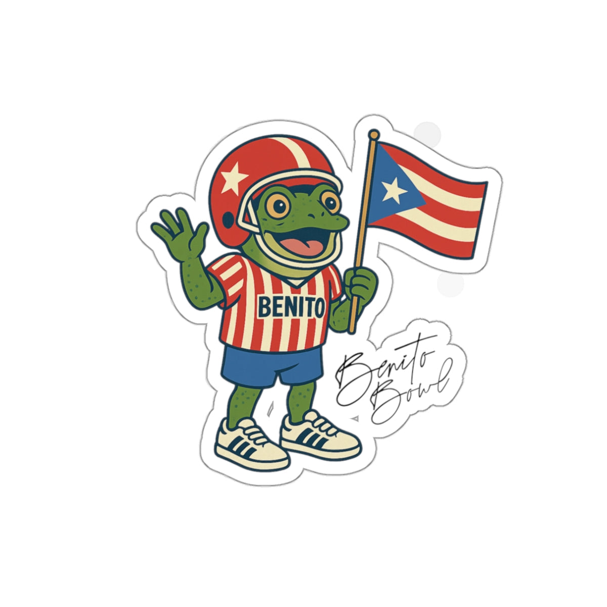 Bad Bunny Sapo Concho Coqui Benito Bowl Sticker | Bad Bunny Merch | Bad Bunny NFL Super Bowl Merch Bad Bunny Merch