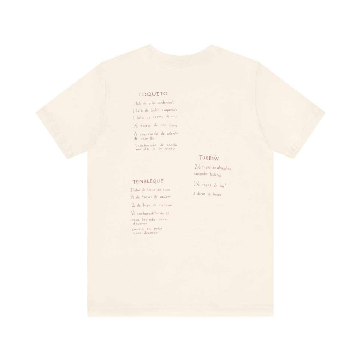 Bad Bunny Coquito, Turron, Tembleque Tee   | Bad Bunny Merch | Bad Bunny NFL Super Bowl Merch Bad Bunny Merch