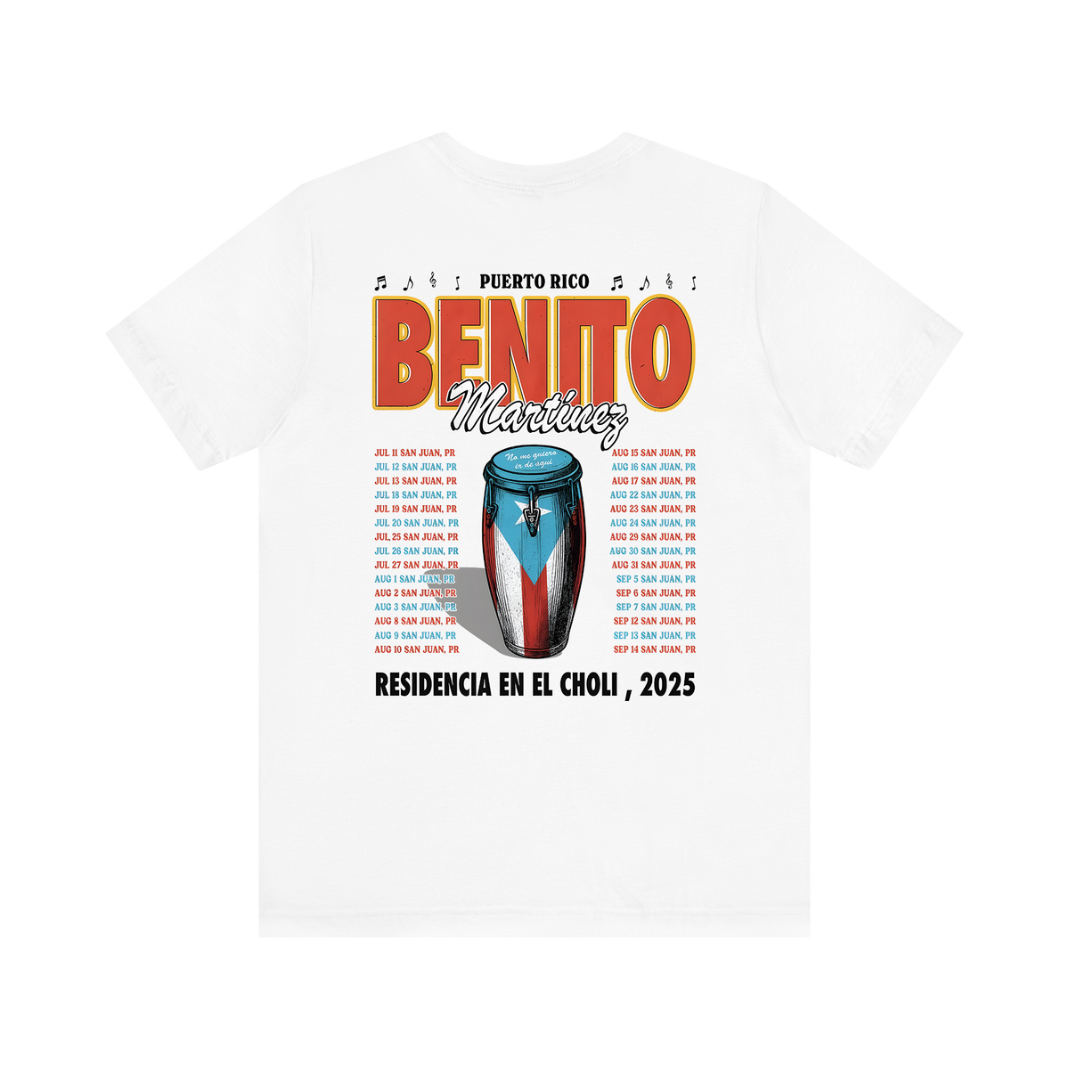 Bad Bunny Desde El Choli Tee  | Bad Bunny Merch | Bad Bunny NFL Super Bowl Merch Bad Bunny Merch