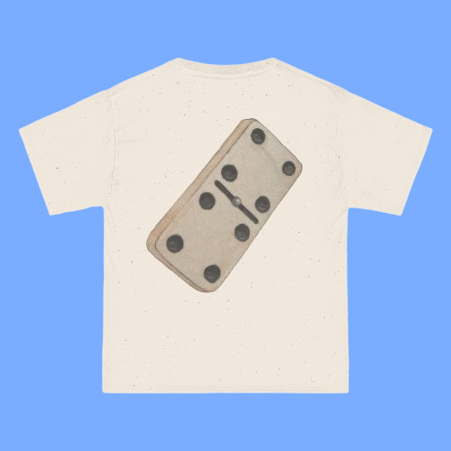 DTMF Merch - Cream Juego de Dominó T-Shirt