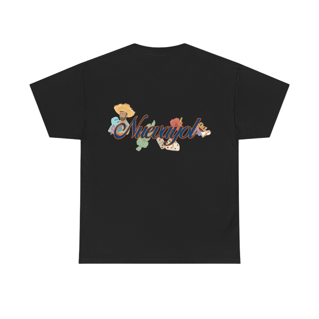 Bad Bunny Nuevayol Black Tee | Bad Bunny Merch | Bad Bunny NFL Super Bowl Merch Bad Bunny Merch