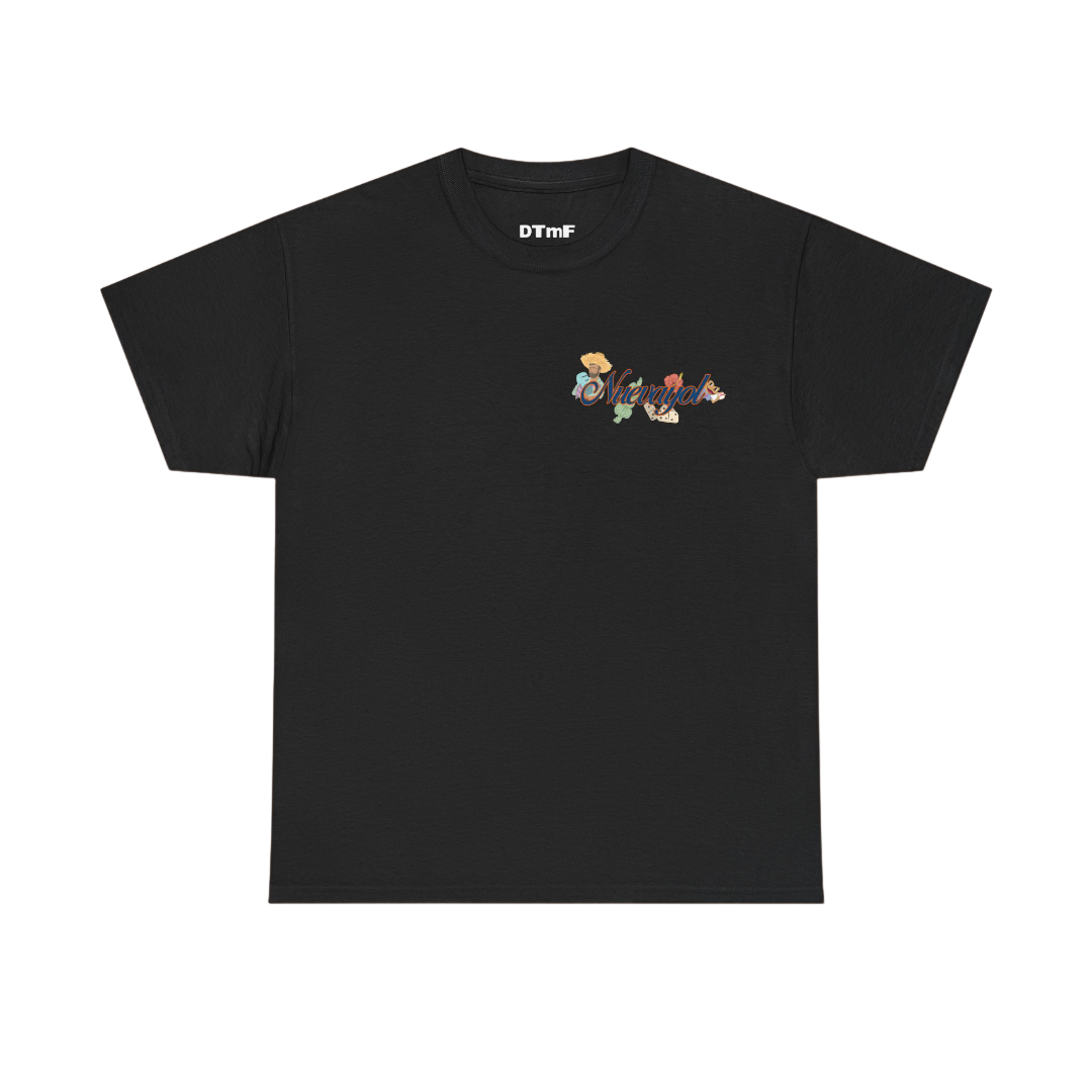 Bad Bunny Nuevayol Black Tee | Bad Bunny Merch | Bad Bunny NFL Super Bowl Merch Bad Bunny Merch