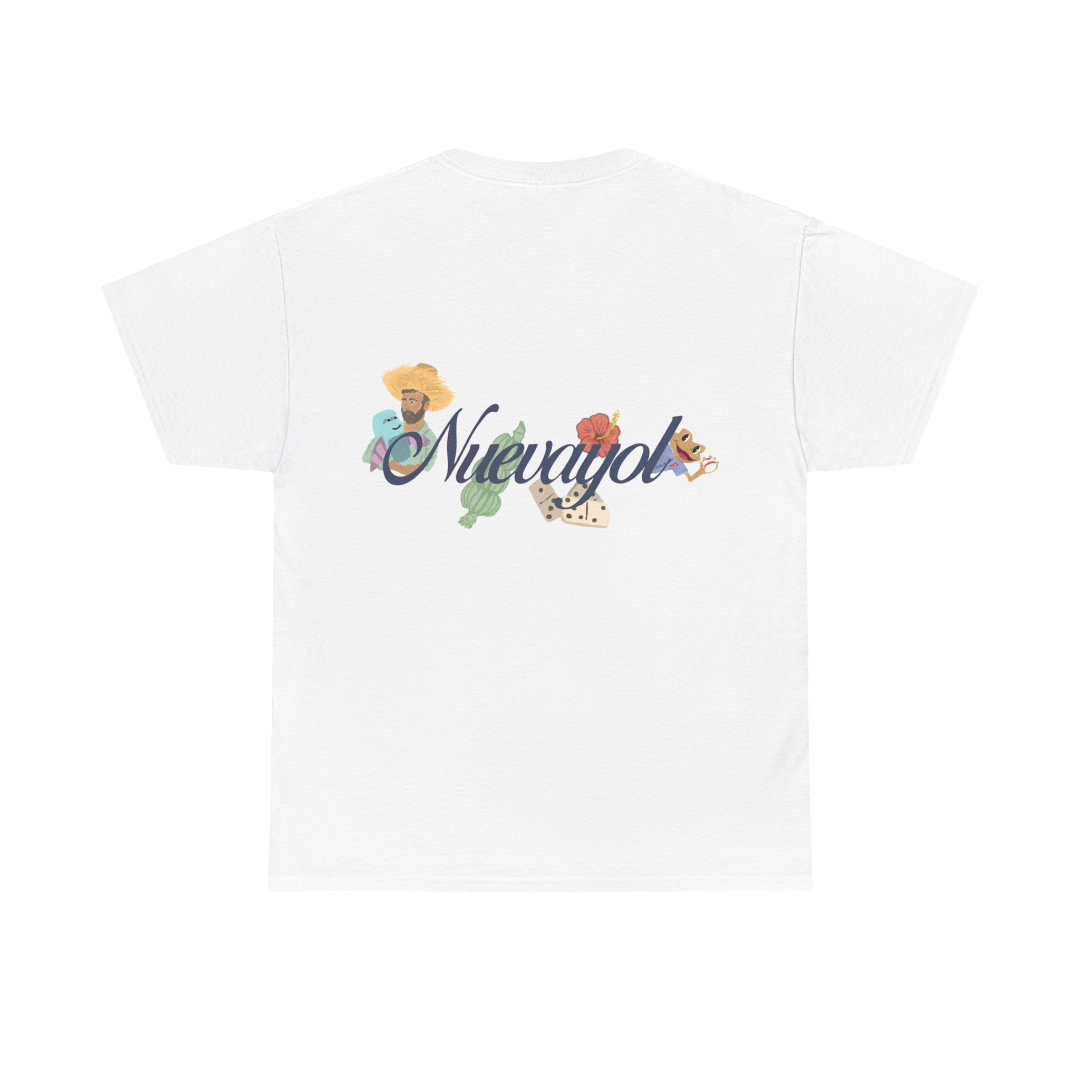 Bad Bunny Nuevayol White Tee | Bad Bunny Merch | Bad Bunny NFL Super Bowl Merch Bad Bunny Merch
