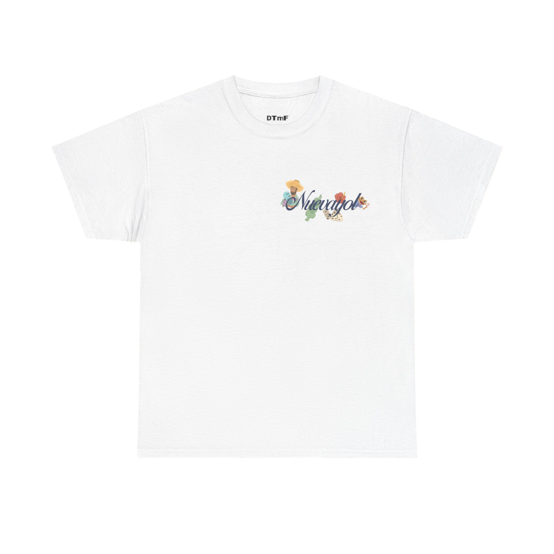 Bad Bunny Nuevayol White Tee | Bad Bunny Merch | Bad Bunny NFL Super Bowl Merch Bad Bunny Merch