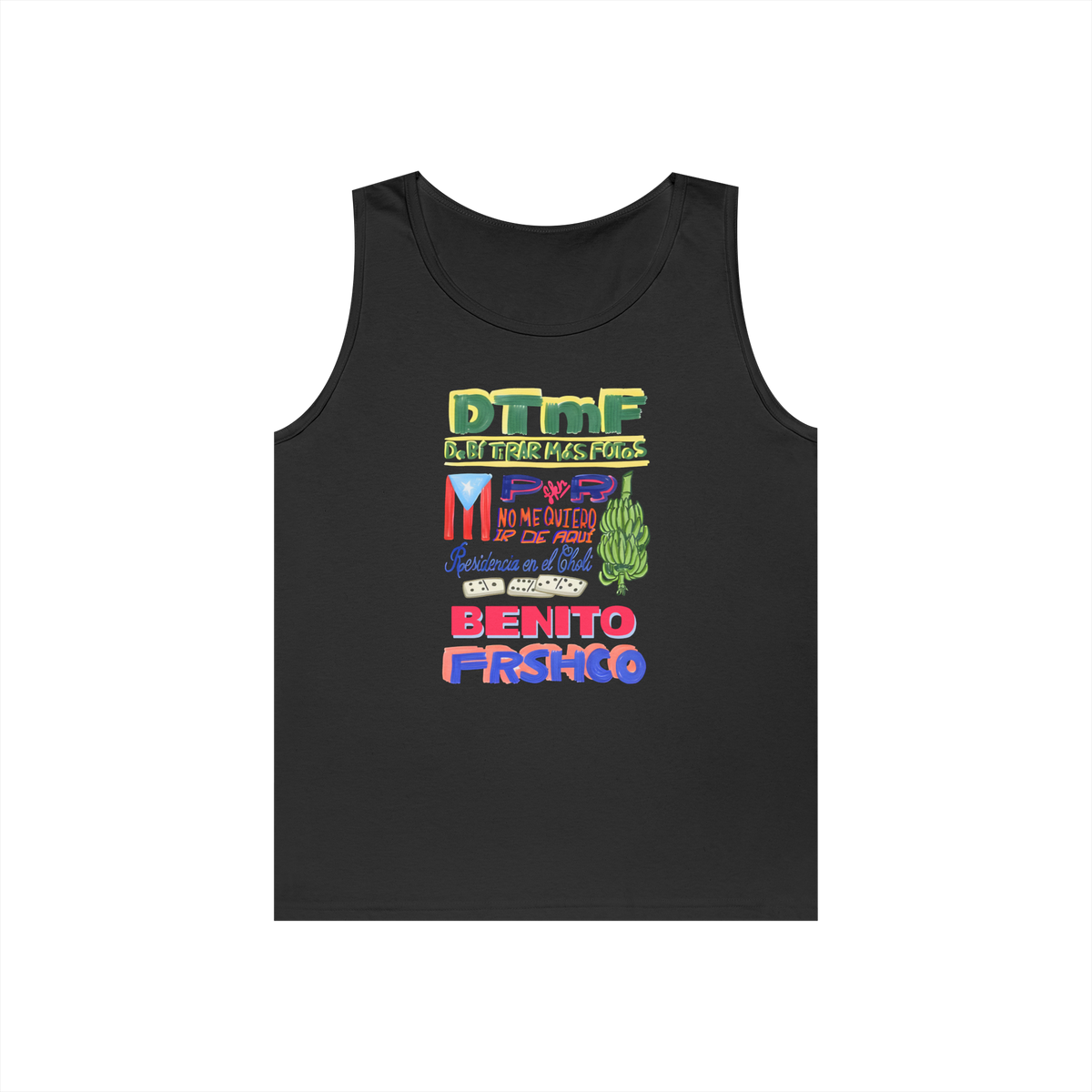 Bad Bunny Residencia Tank Top | Bad Bunny Merch | Bad Bunny NFL Super Bowl Merch Bad Bunny Merch