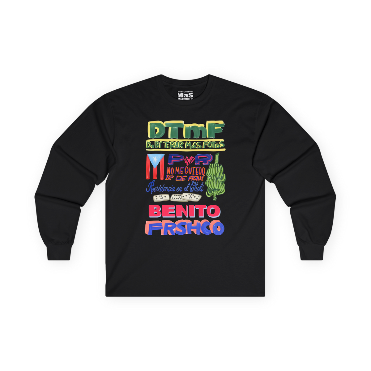 Bad Bunny Residencia Long Sleeve Bad Bunny Merch | DTMF Merch Bad Bunny Merch