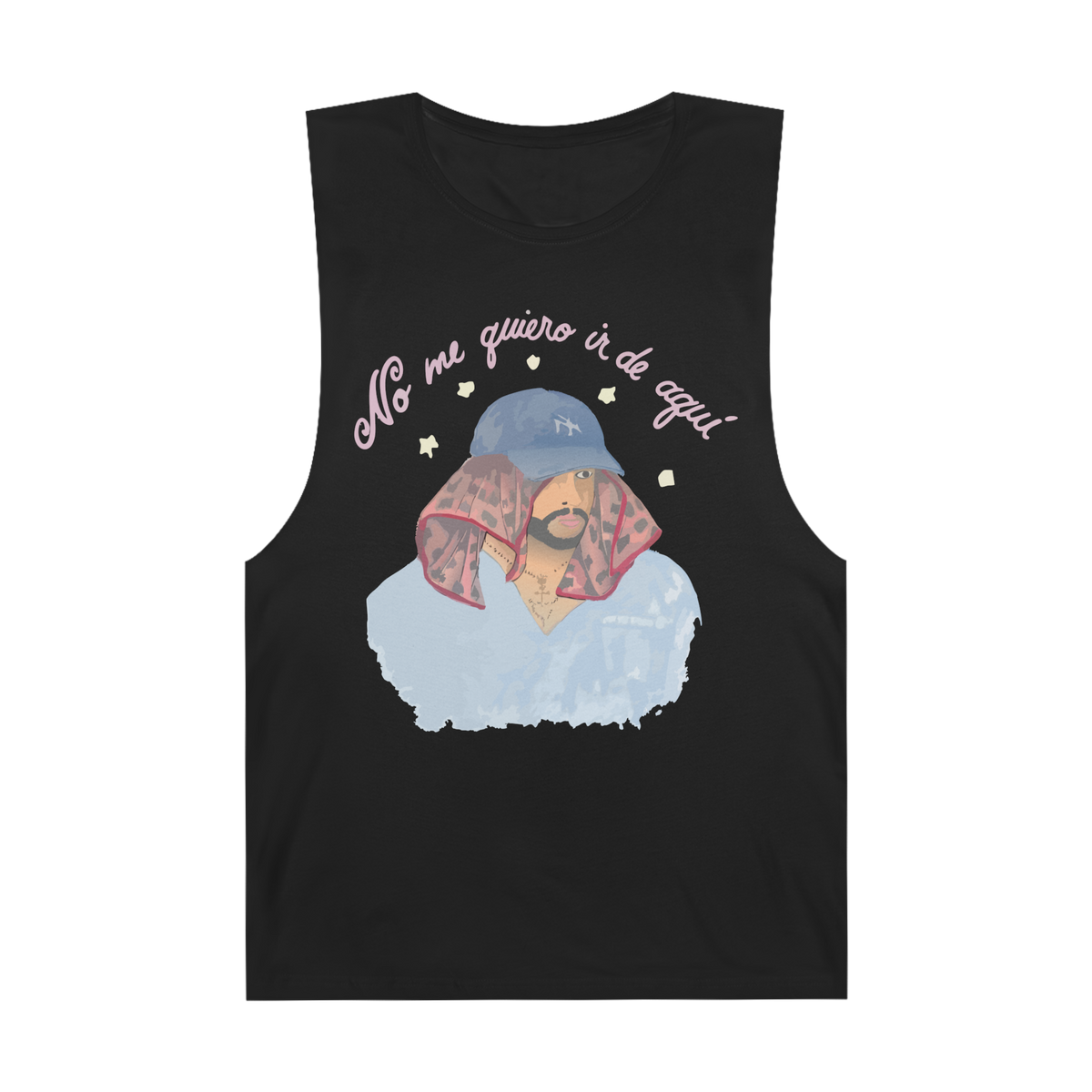 Bad Bunny No Me Quiero Ir Tank | Bad Bunny Merch | Bad Bunny NFL Super Bowl Merch Bad Bunny Merch