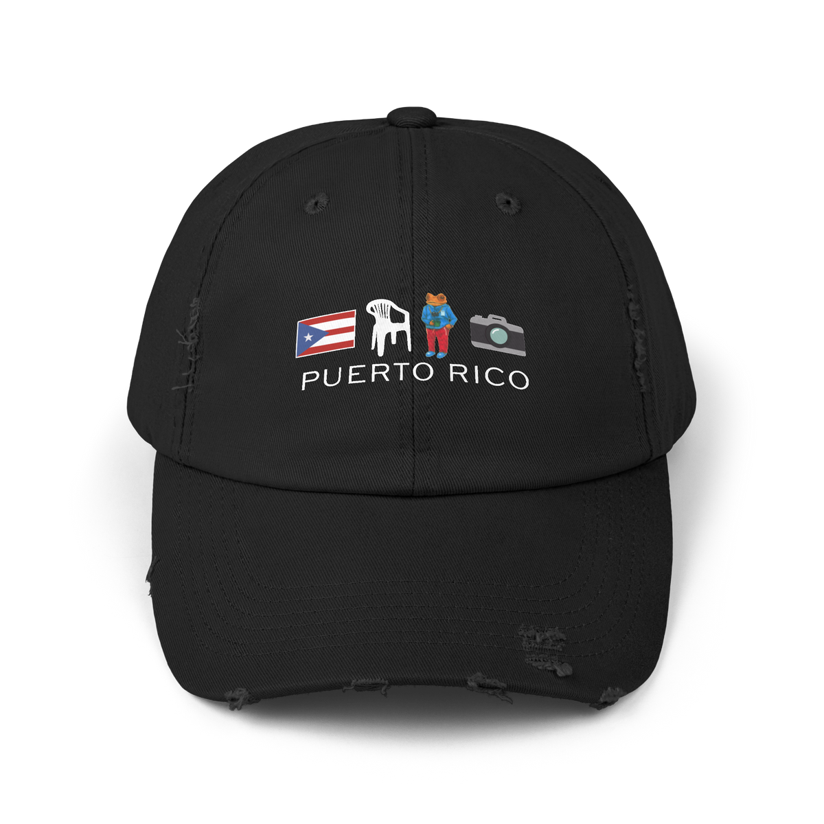 Bad Bunny PR Distressed Cap | Bad Bunny Merch | Bad Bunny NFL Super Bowl Merch Bad Bunny Merch
