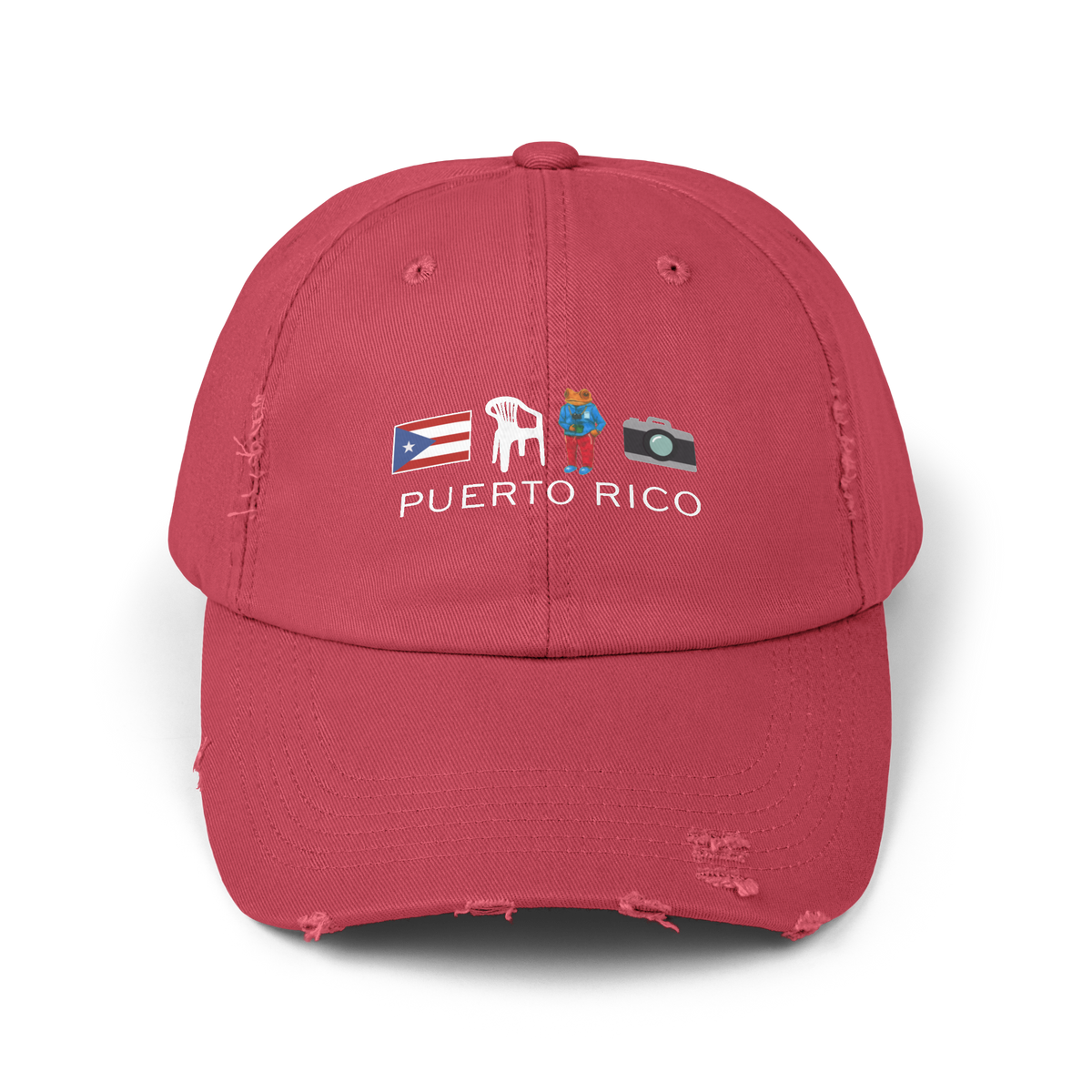 Bad Bunny PR Distressed Cap | Bad Bunny Merch | Bad Bunny NFL Super Bowl Merch Bad Bunny Merch