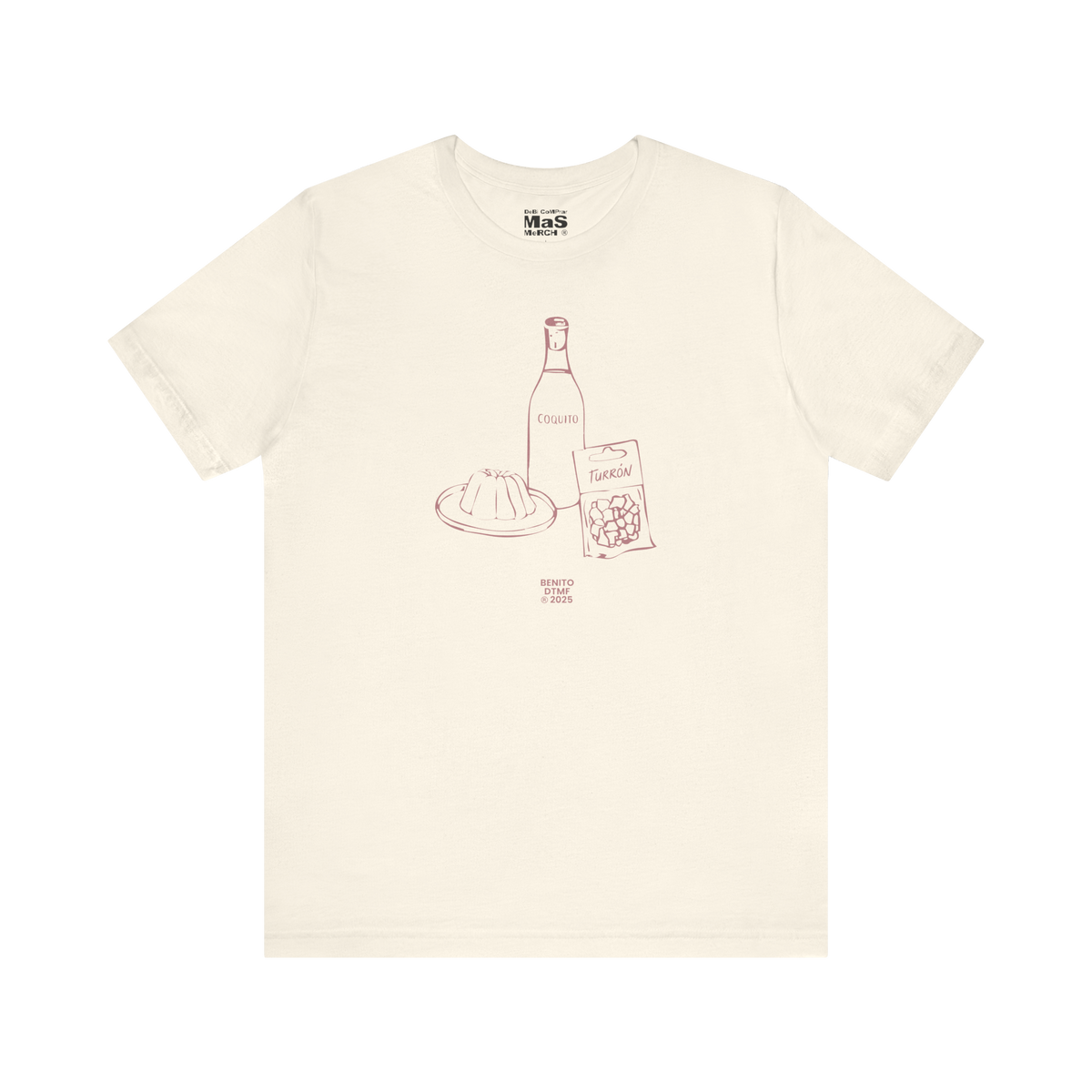 Bad Bunny Coquito, Turron, Tembleque Tee   | Bad Bunny Merch | Bad Bunny NFL Super Bowl Merch Bad Bunny Merch