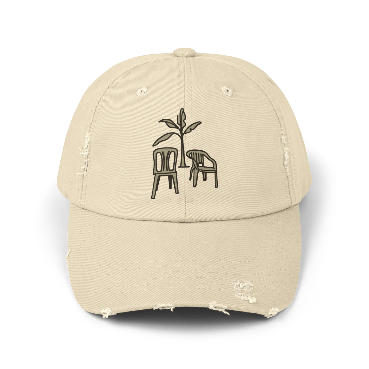 Bad Bunny Patio Distressed Cap | Bad Bunny Merch | Bad Bunny NFL Super Bowl Merch Bad Bunny Merch