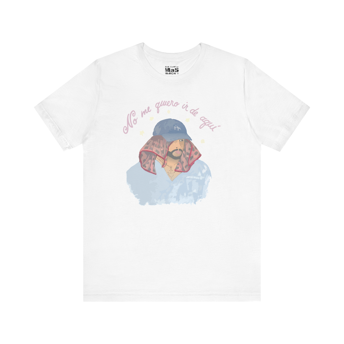 Bad Bunny No Me Quiero Ir Tee  | Bad Bunny Merch | Bad Bunny NFL Super Bowl Merch Bad Bunny Merch