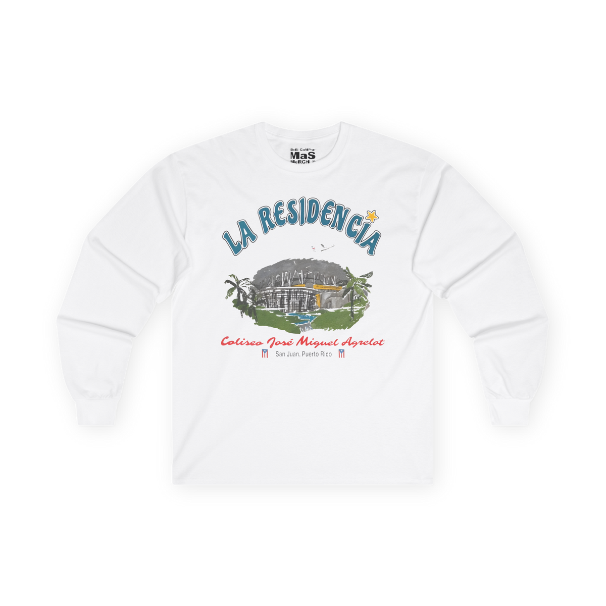 Bad Bunny Bad Bunny La Residencia Long Sleeve  | Bad Bunny Merch | Bad Bunny NFL Super Bowl Merch Bad Bunny Merch